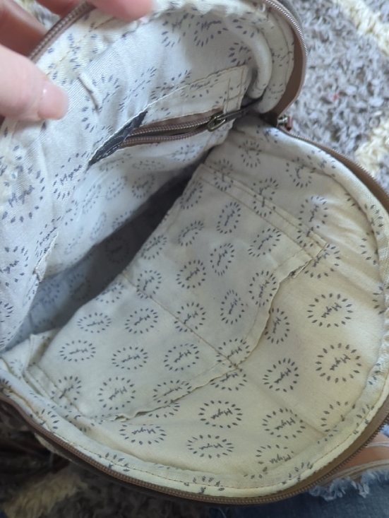Myra Canvas & Hair On Hide Women’s Backpack Brown/Gray